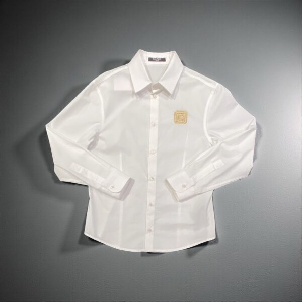 Balmain - camicia con logo