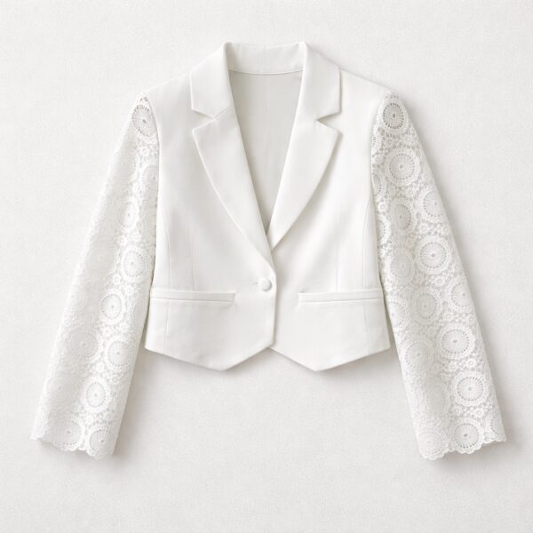 Twinset - Giacca con maniche in pizzo