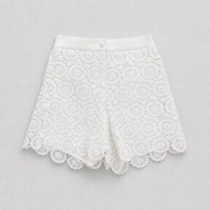 Twinset - Bermuda in pizzo macrame