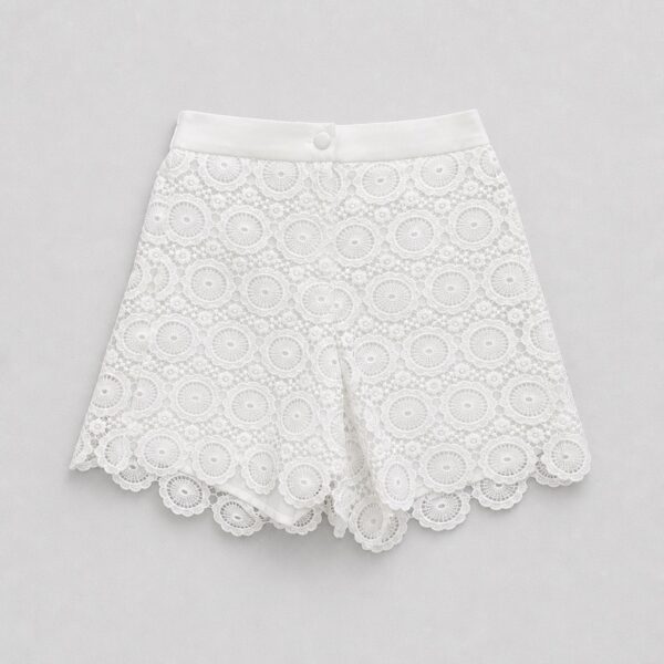 Twinset - Bermuda in pizzo macrame