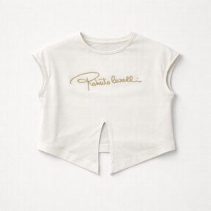 Roberto Cavalli - t shirt logata bianca