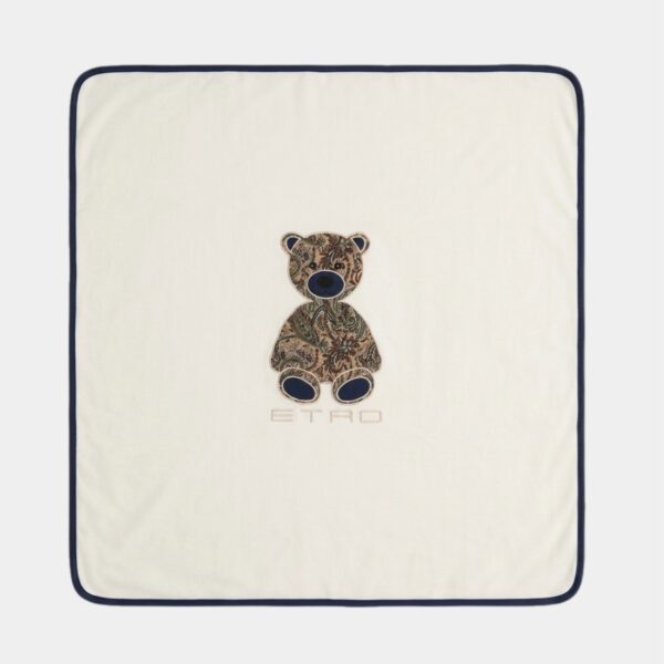 Etro - Copertina Neonato Etro con Orsetto Paisley