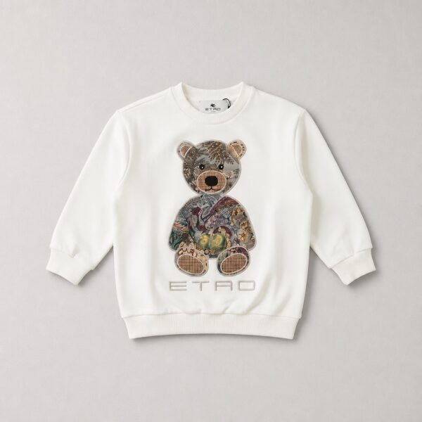 Etro - Felpa orso fantasia peasley