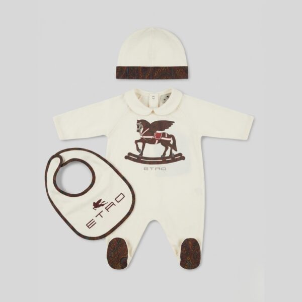 Etro - Kit tutina cappello bavetta peasley