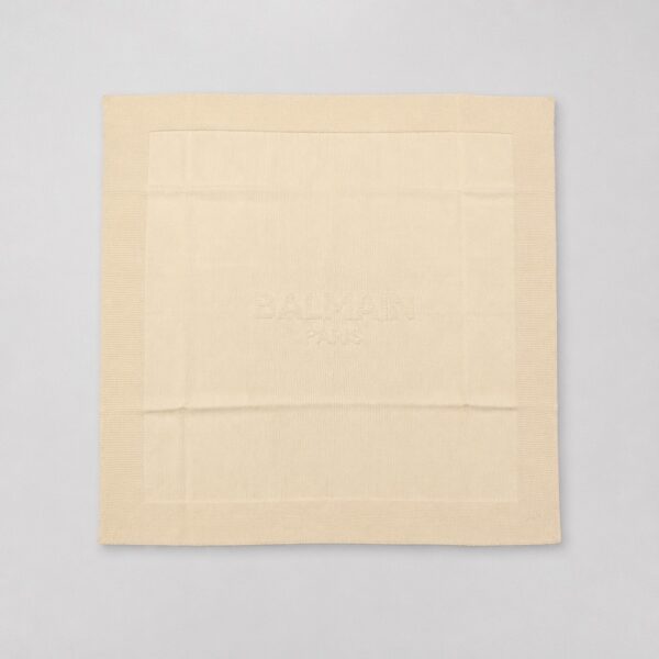 Balmain - Coperta per neonati panna