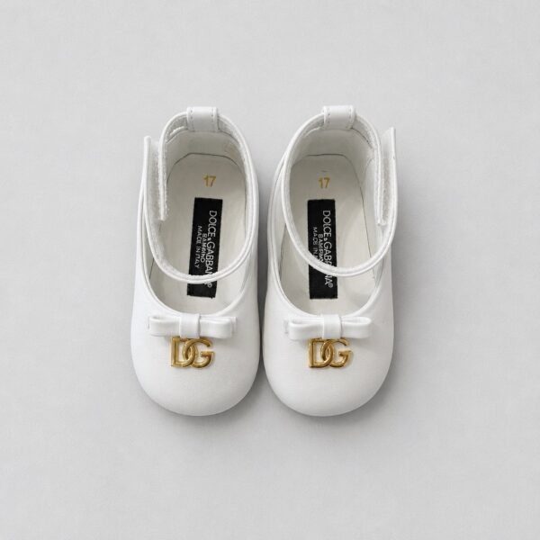 Dolce&Gabbana - ballerina con strappo bianca