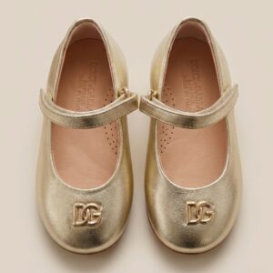 Dolce&Gabbana - Ballerina oro con strappo