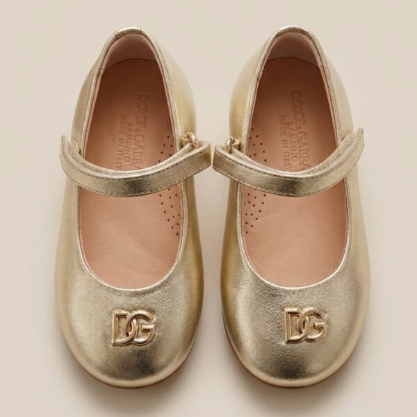 Dolce&Gabbana - Ballerina oro con strappo