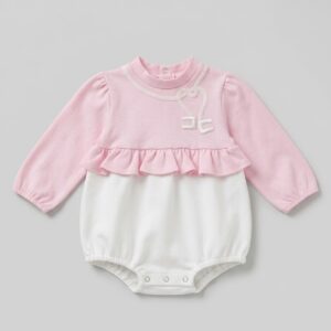 Elisabetta Franchi - Pagliaccetto  neonata bicolor