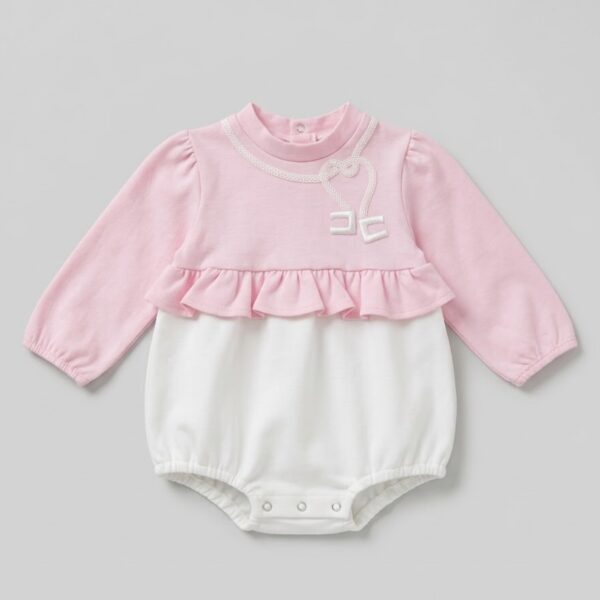 Elisabetta Franchi - Pagliaccetto  neonata bicolor