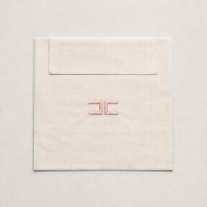 Elisabetta Franchi - Lenzuolino con logo rosa