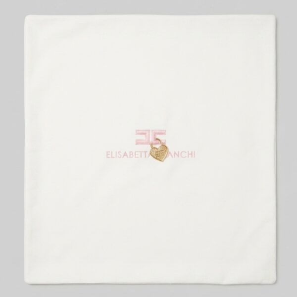 Elisabetta Franchi - Coperta per neonata - Bianco