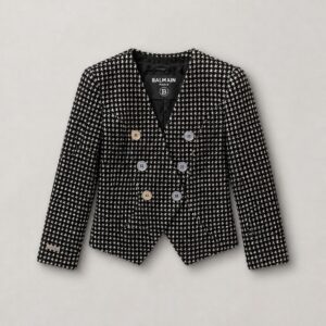 Balmain - Giacca blazer doppio petto per bambina