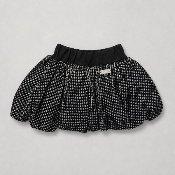 Balmain - Minigonna a sbuffo a palloncino nero