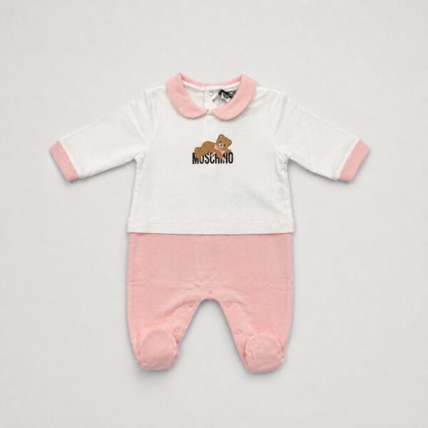 Moschino - Tutina orsetto per neonata