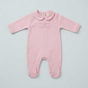 Elisabetta Franchi - Tutina per neonata con logo