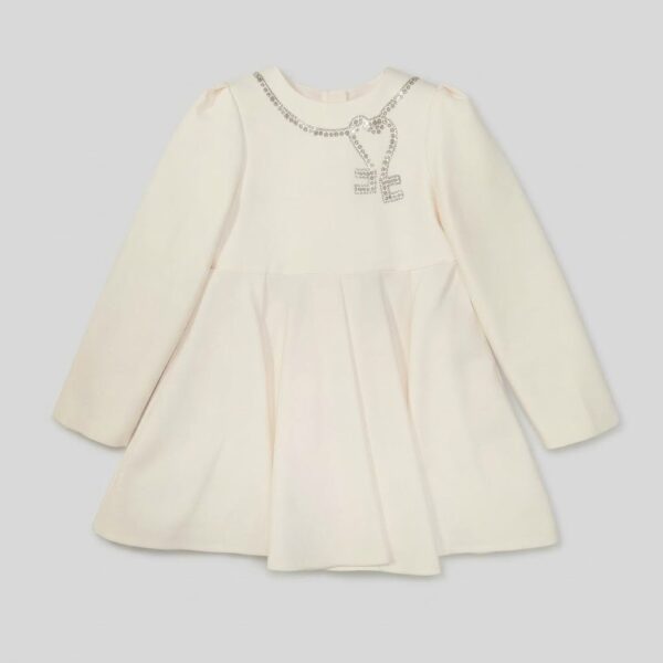 Elisabetta Franchi - Abito bambina con app collana