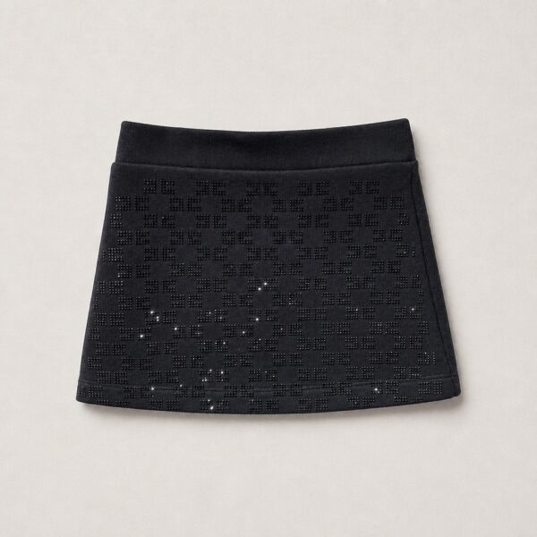 Elisabetta Franchi - Gonna con cristalli nera