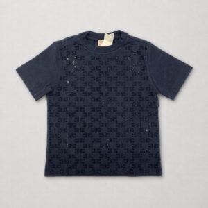 Elisabetta Franchi - T-shirt con cristalli neri