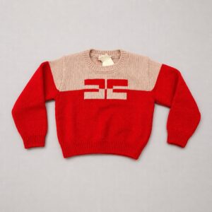 Elisabetta Franchi - Maglia rosa rossa per bambina