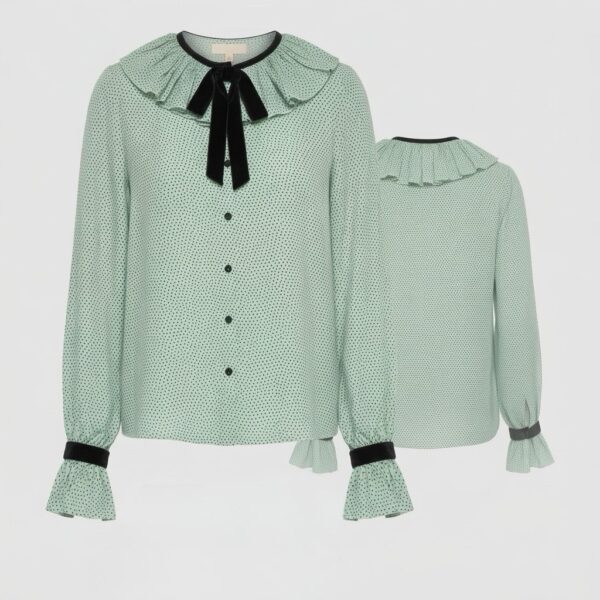 elisabetta Franchi - Camicia con rouche