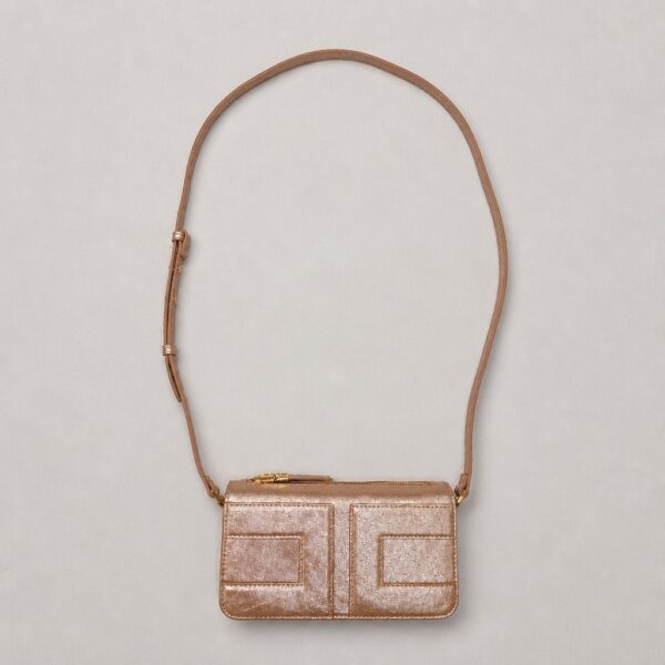 Elisabetta franchi - Borsa a racolla rosa gold