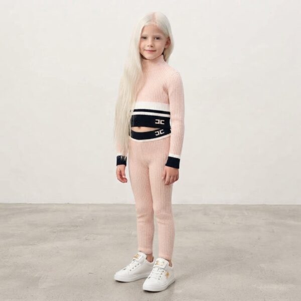 Elisabetta Franchi - Jogger in maglina costine