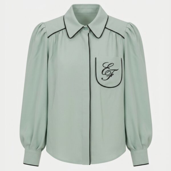 Elisabetta Franchi - Camicia chic verde