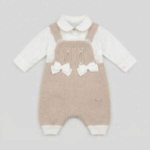 Colorichiari - Salopette e camicia per neonata