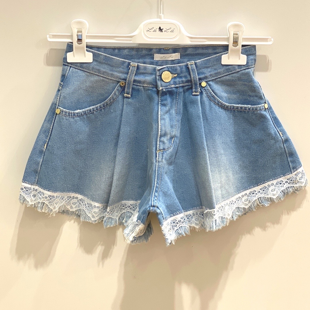 Lu Lu - Short farfalla - Jeans