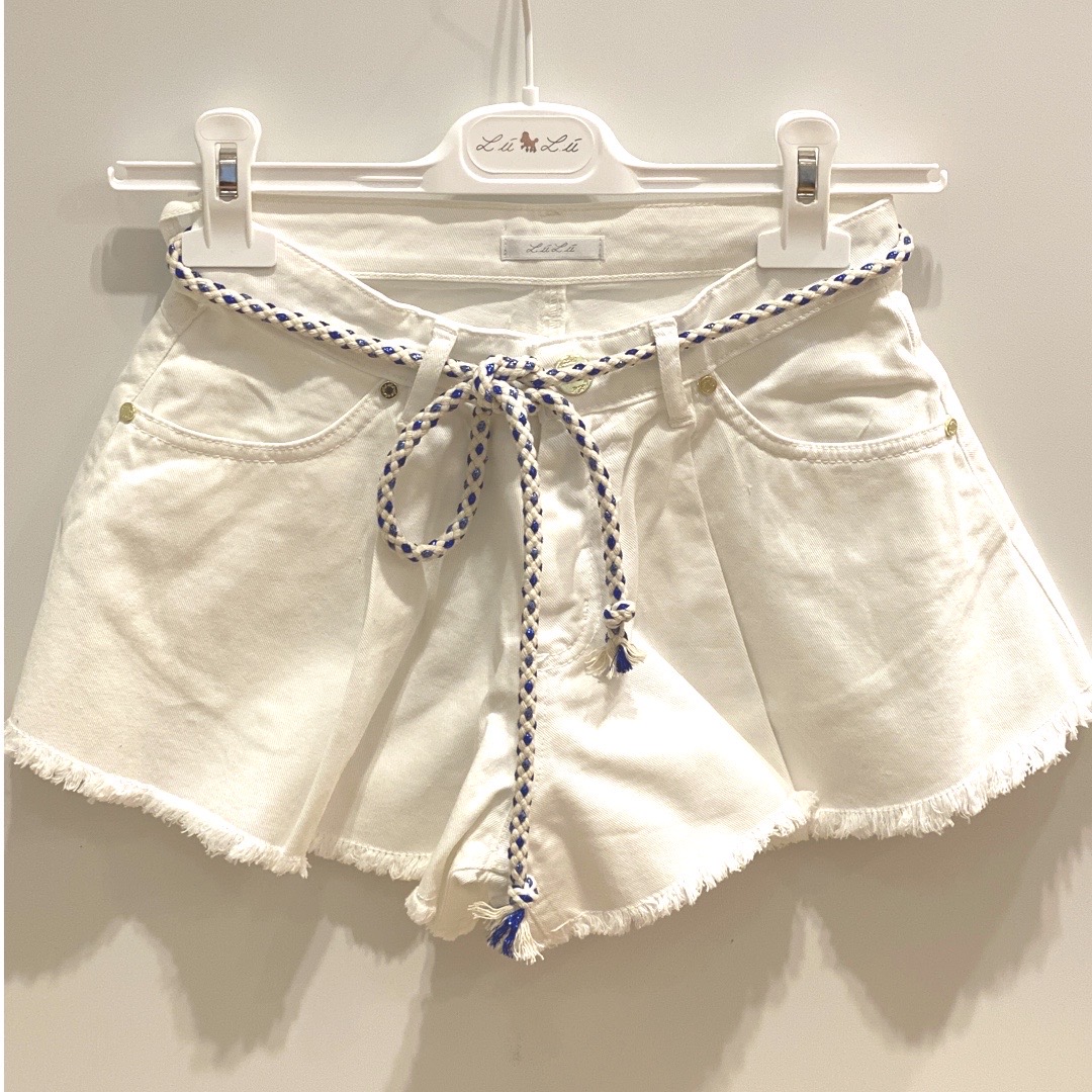 Lu Lu - Short farfalla - Bianco