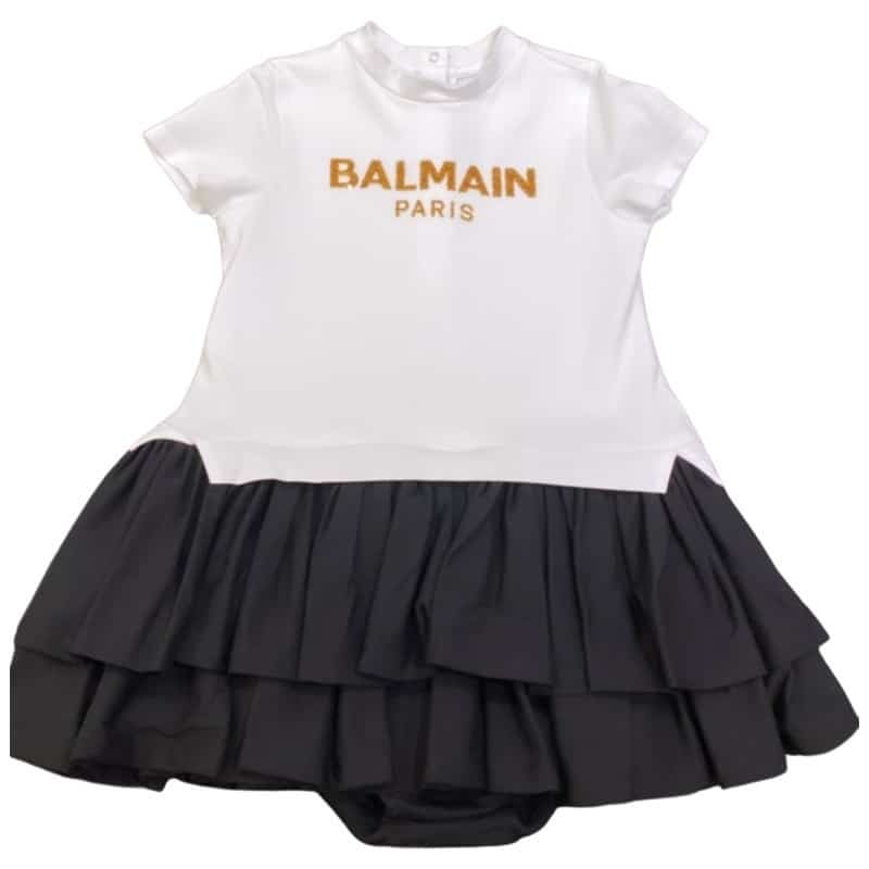 Balmain - Abito bimba - Bianco Nero