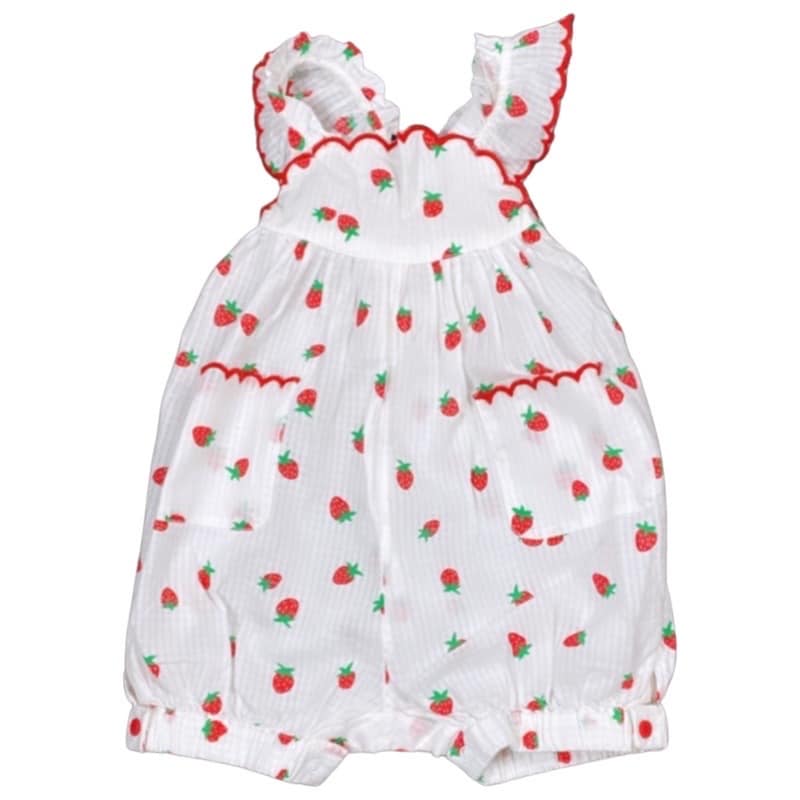 Stella McCartney - Pagliaccetto -fragole - Bianco