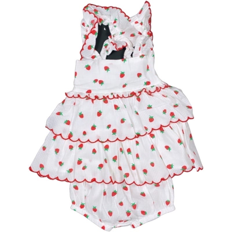 Stella McCartney - Abito con coulotte - Fragole