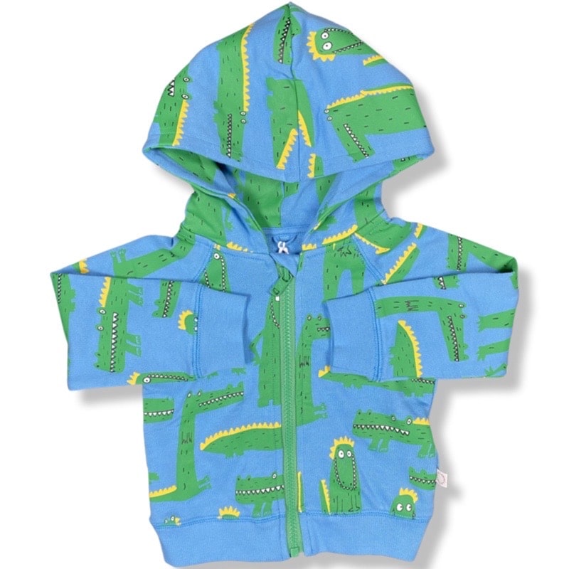 Stella McCartney - Felpa con coccodrilli - Azzurra