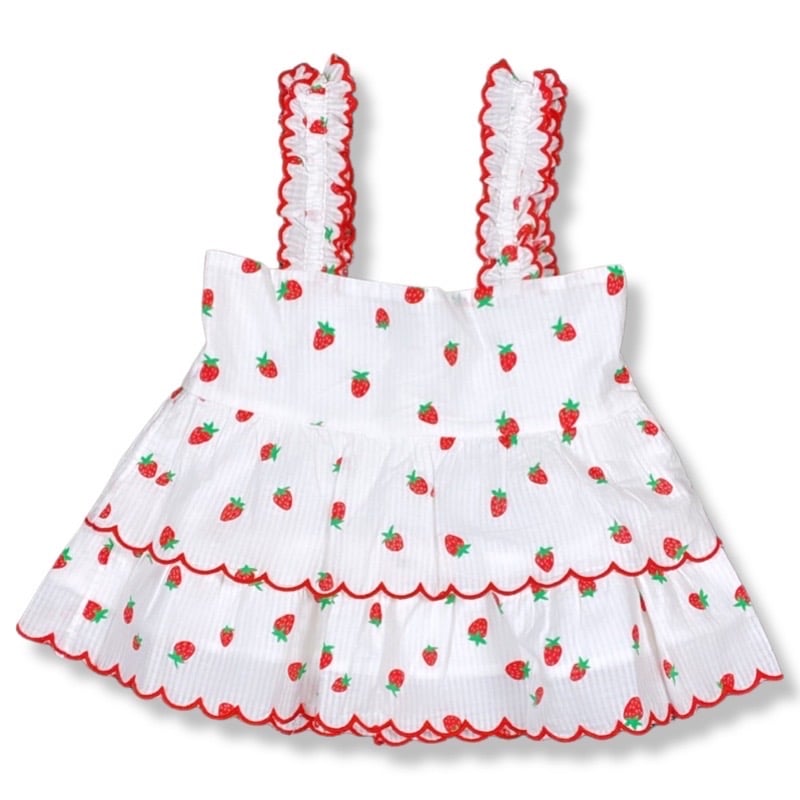 Stella McCartney - Top fragole - Bianco