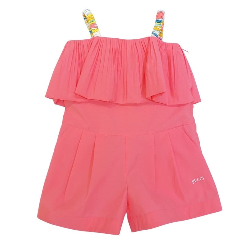 Emilio Pucci - Salopette bambina - Fucsia
