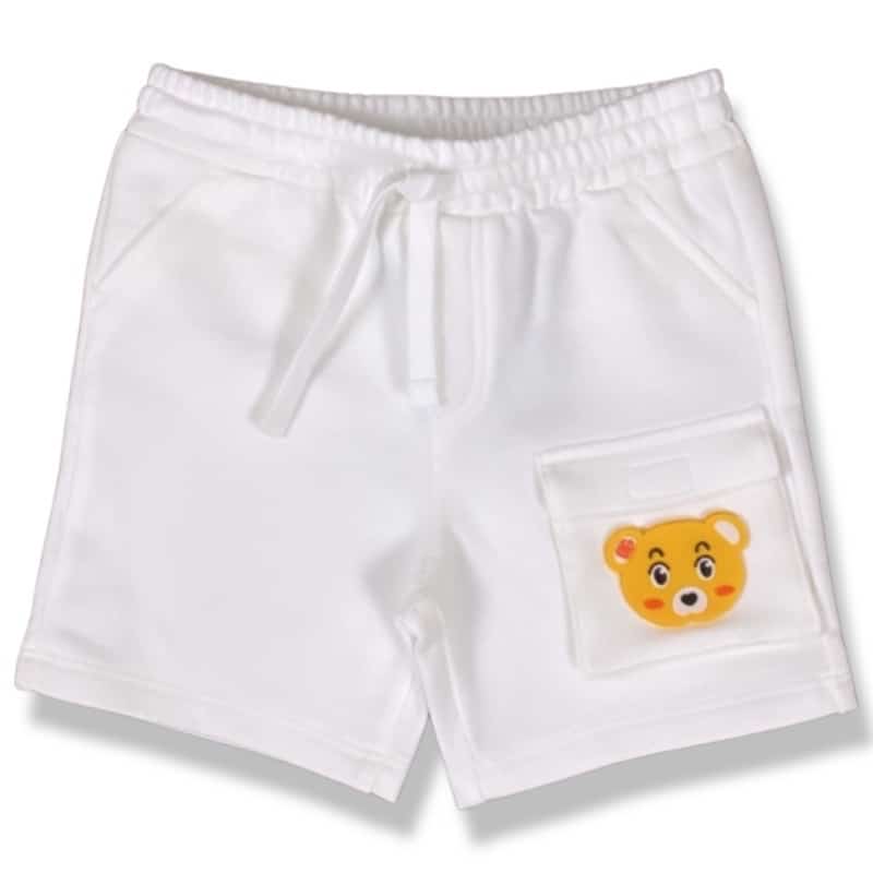 Dolce & Gabbana - Bermuda in felpa - Bianco