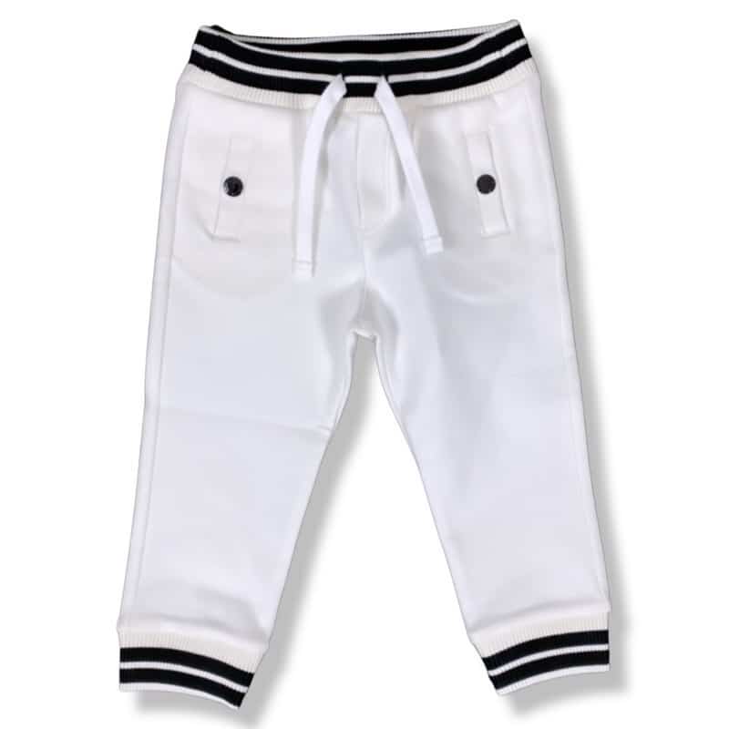 Dolce & Gabbana - Pantalone in felpa - Bianco