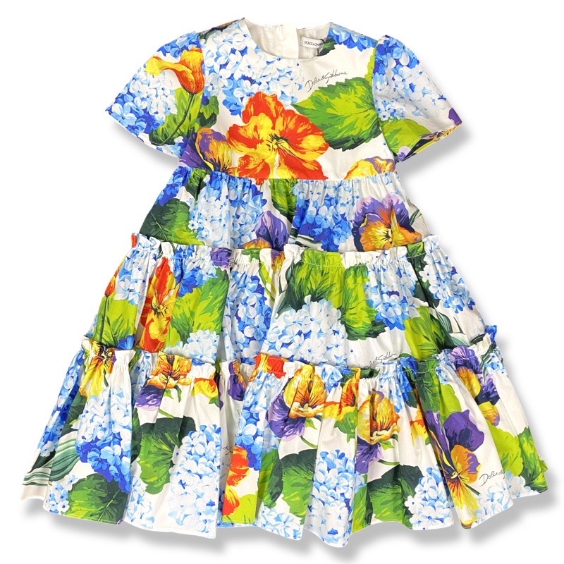 Dolce & Gabbana - Abito con coulotte - Fiori