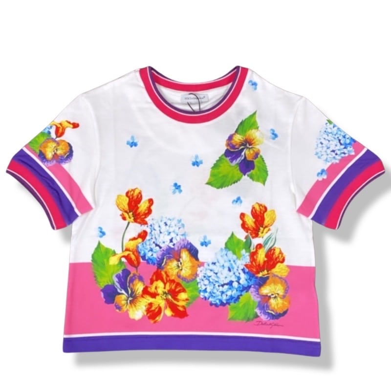 Dolce & Gabbana - T-shirt manica corta - Fiori