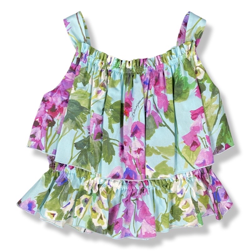 Dolce & Gabbana - Top smanicato - Fiori