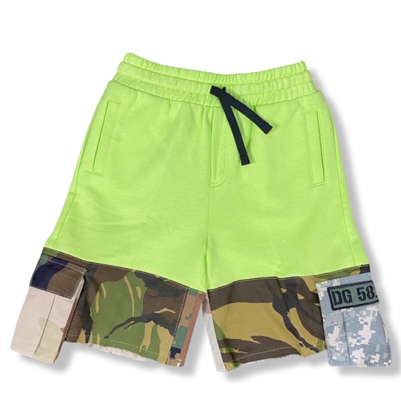 Dolce &  Gabbana - Bermuda in felpa - Verde