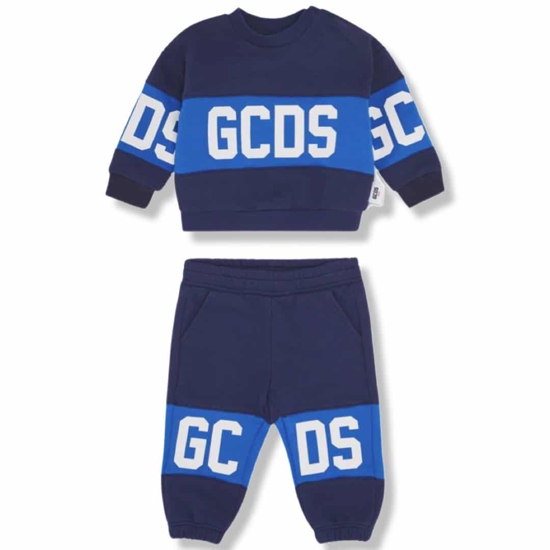 Gcds - Completo Felpa pantalone - Blu