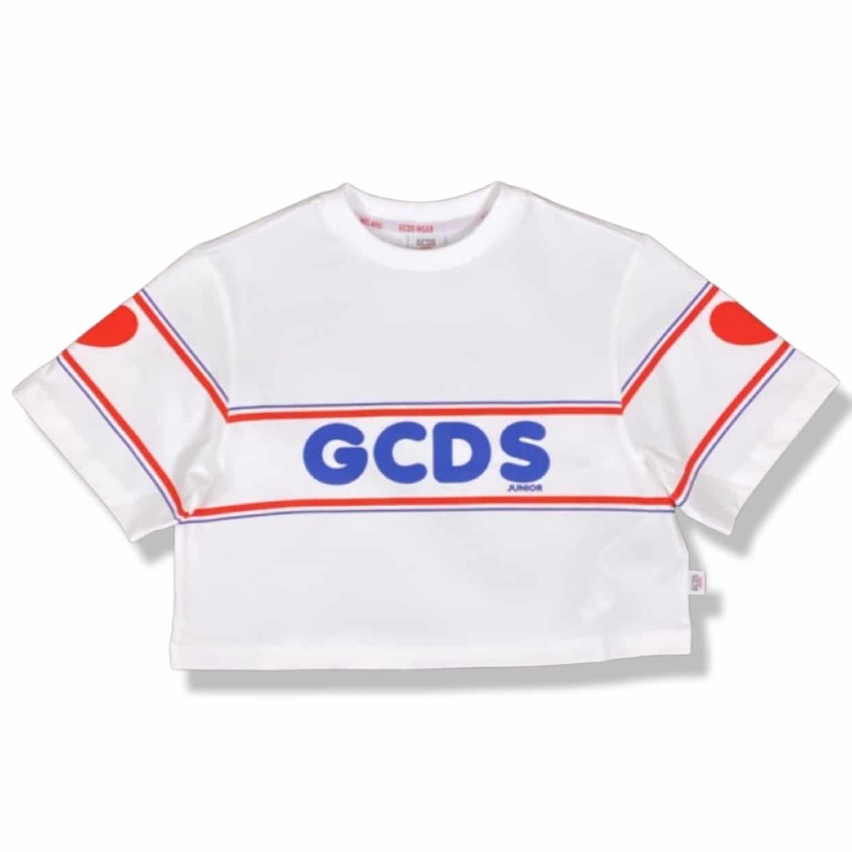 Gcds - T-shirt corta - Bianca