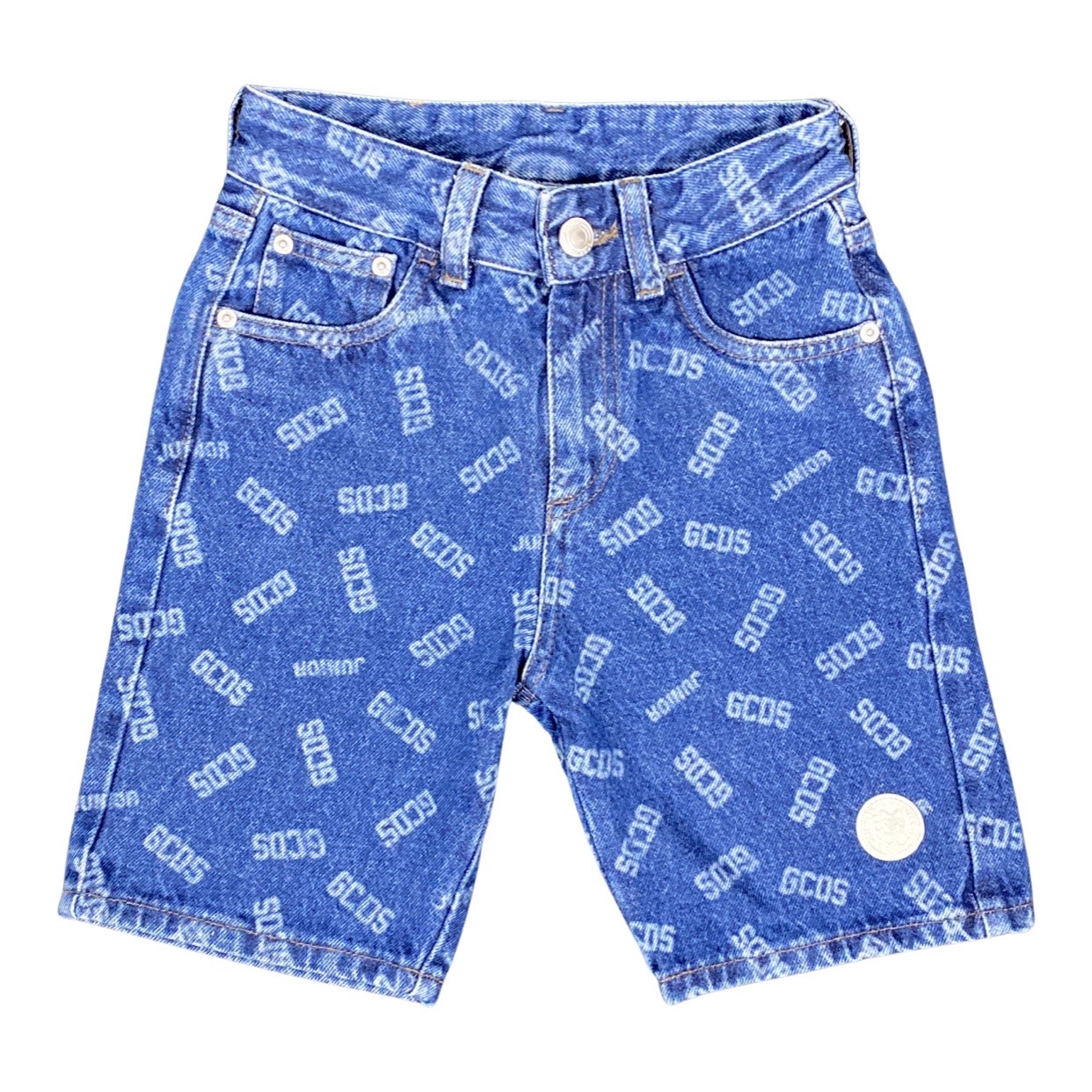 Gcds - Bermuda in jeans - Azzurro