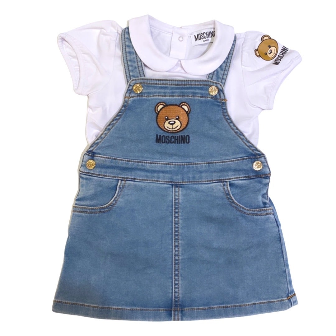 Moschino - Completo salopette e T-shirt - jeans