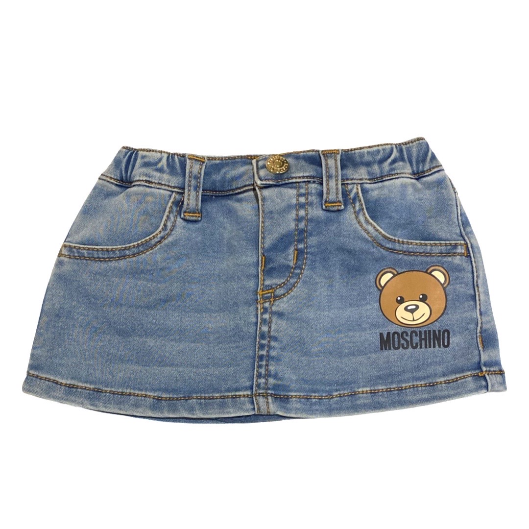 Moschino - Gonna in jeans bambina
