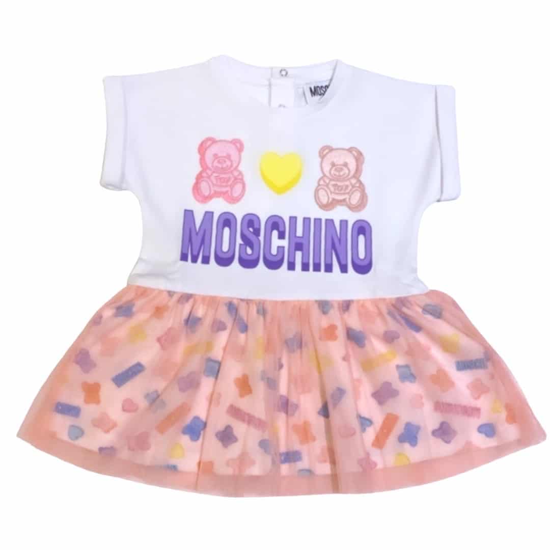 Moschino - Abito manica corta - Bianco