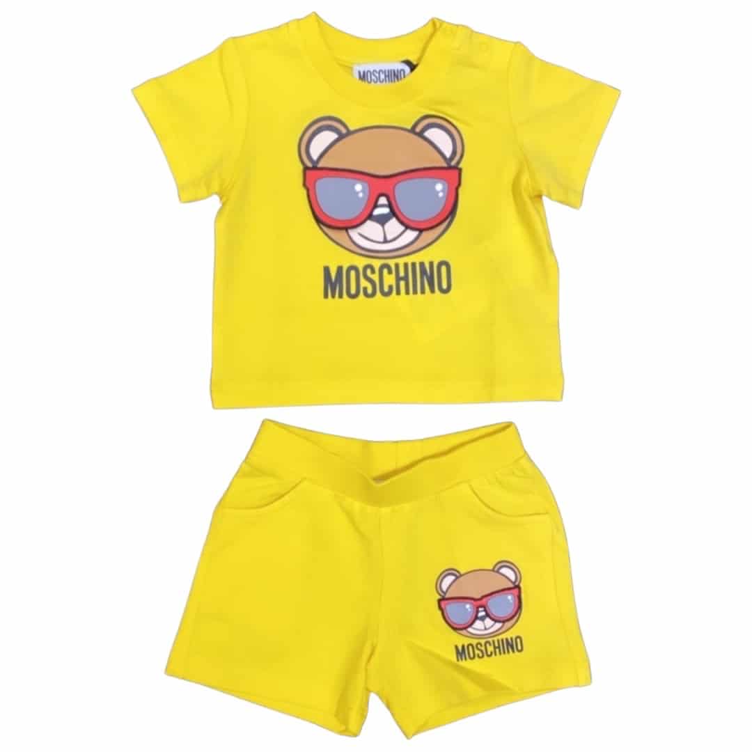 Moschino - Completo T-shirt e short - Giallo